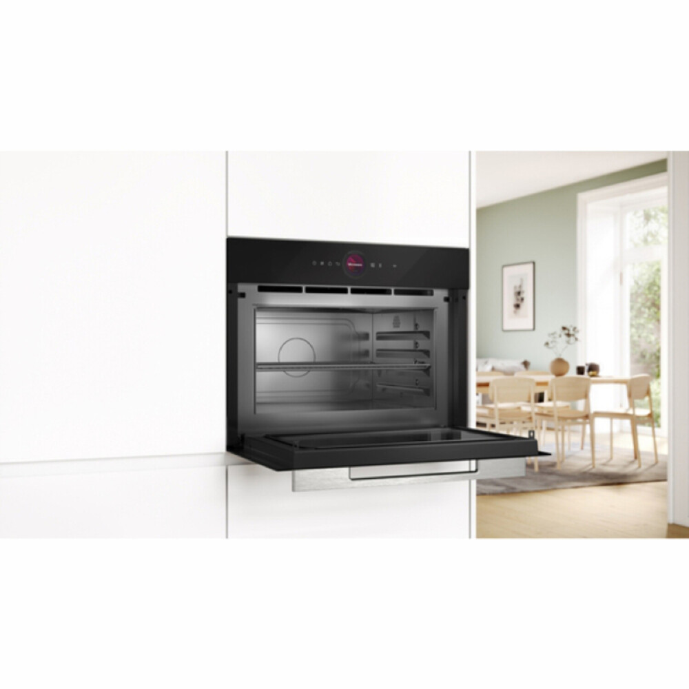 Microondas de empotrar Bosch CEG732XB1 Gourmet negro