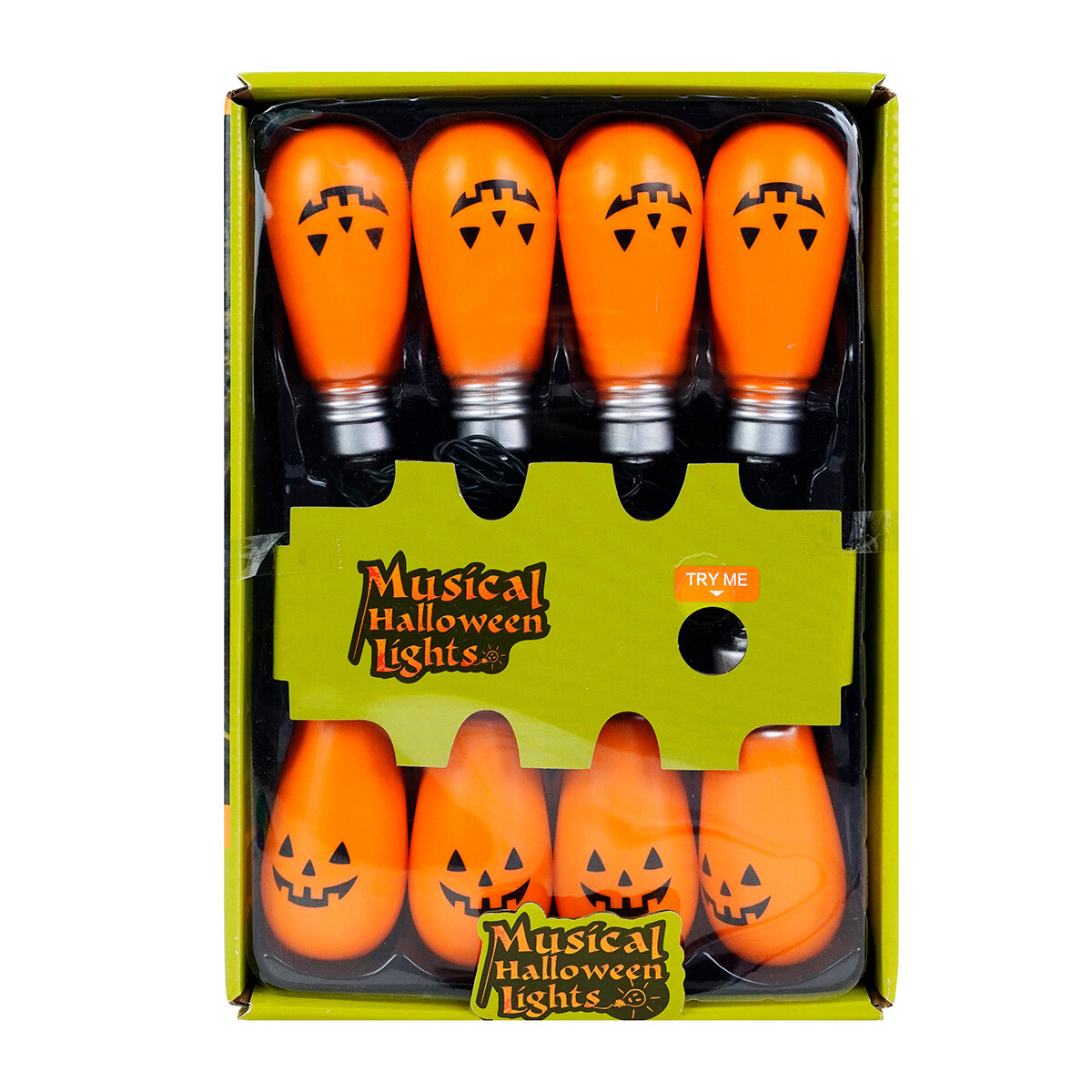Luces Halloween con 8 focos 