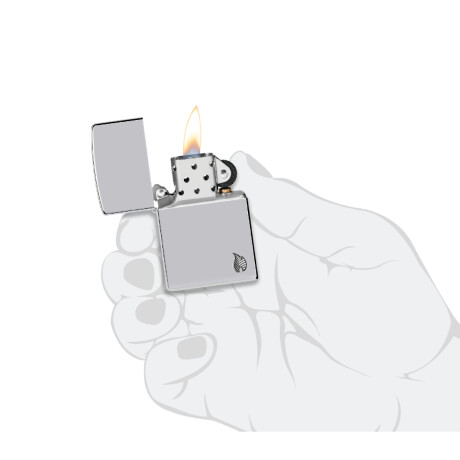 Encendedor Zippo Plata C/diseño 0