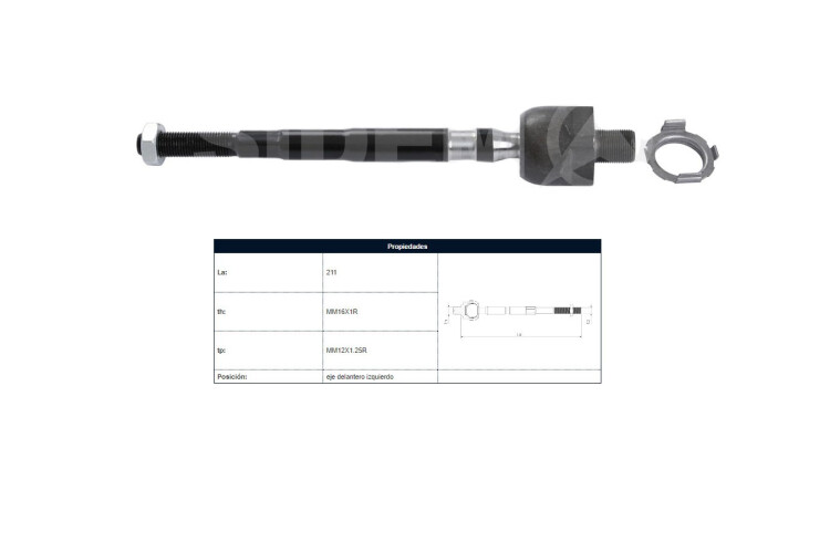 Mate Honda Fit 04-08 Izq Mate Honda Fit 04-08 Izq
