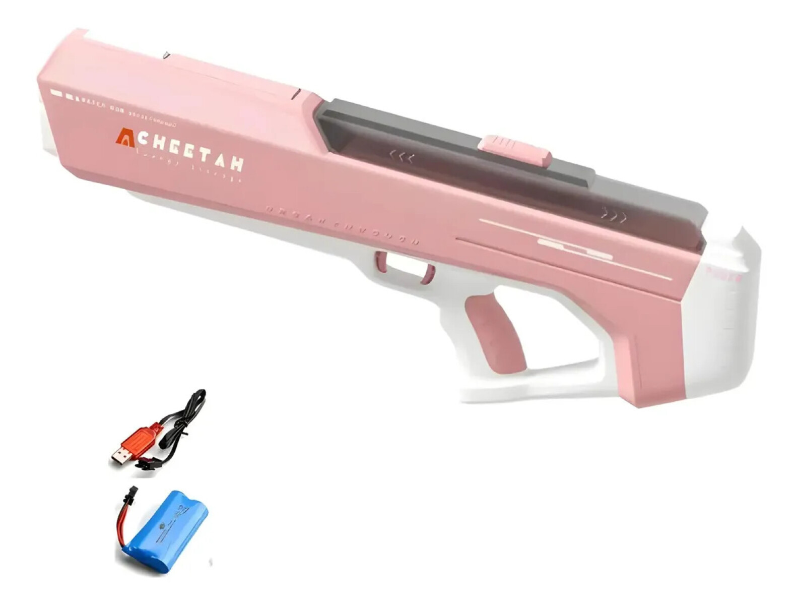 Pistola De Agua Eléctrica Automática a batería - Rosa 