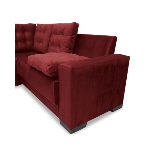 Sofa Abba New Uruguay Esquinero Bordo Sofa Abba New Uruguay Esquinero Bordo