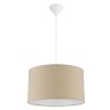LAMPARA COLGANTE BEIGE 35CM Unica