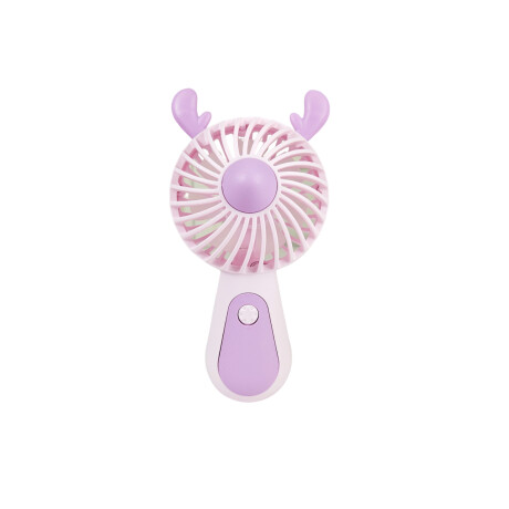 Ventilador de mano con orejitas Lila