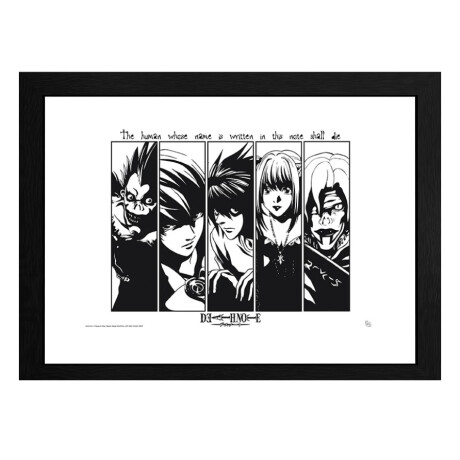 Cuadro Death Note Frame Print - Usual Suspects Cuadro Death Note Frame Print - Usual Suspects
