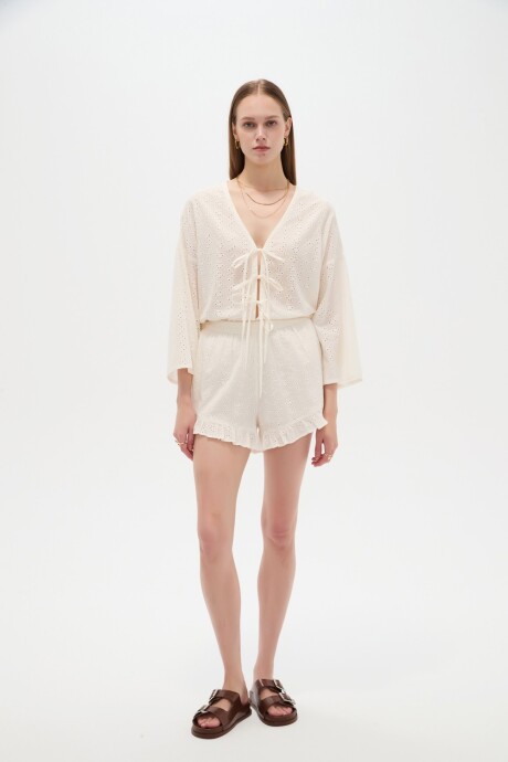 Short Anaisa Marfil / Off White