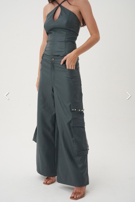 Pantalon Cargo Bardot Gris