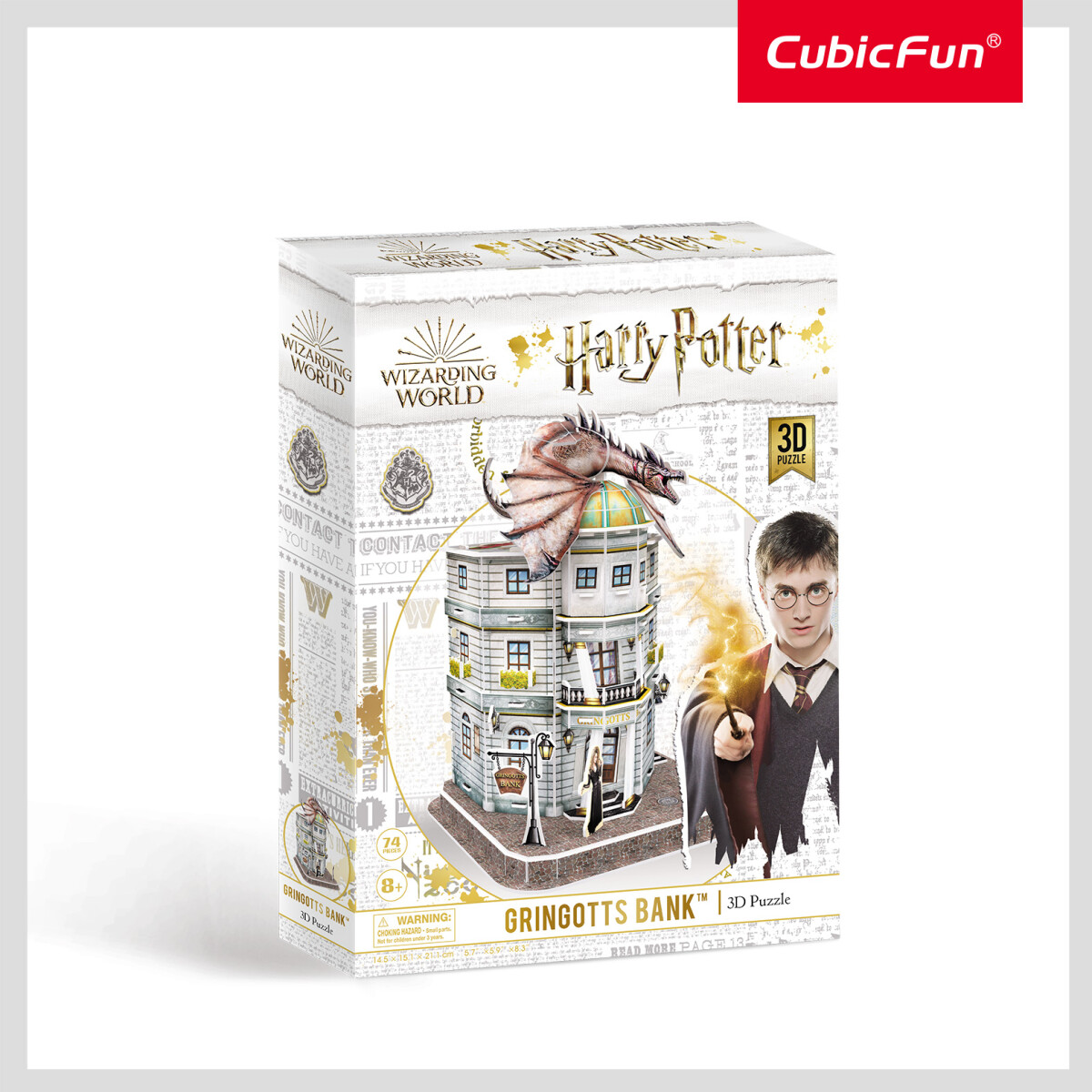 Puzzle 3D Harry Potter Gringotts DS1005H - 74 Piezas - 001 
