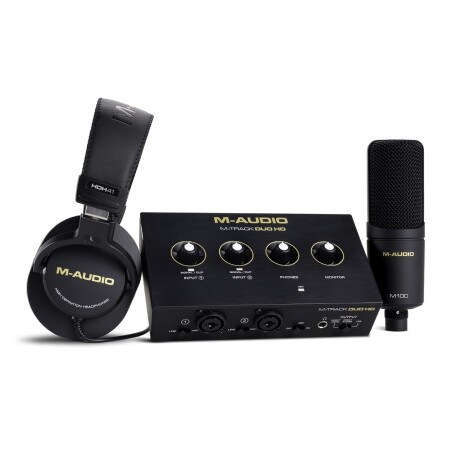 Interfaz De Audio M-audio M-track Duo Hd Pack C/ Microfono C/ Auriculares Interfaz De Audio M-audio M-track Duo Hd Pack C/ Microfono C/ Auriculares