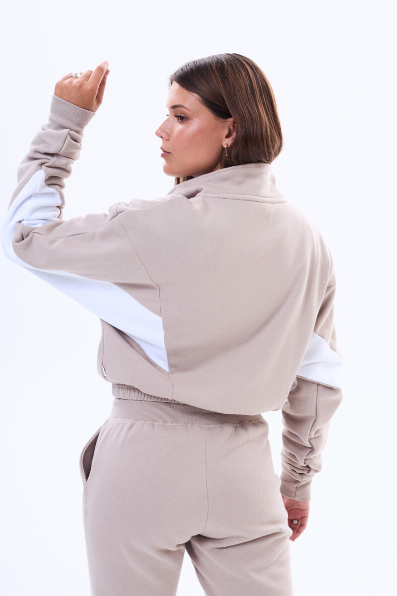 Campera de felpa Najera Beige