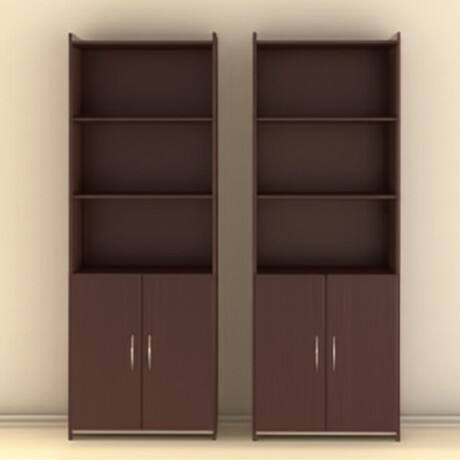 Promo 2 Bibliotecas Con Puertas Tabaco