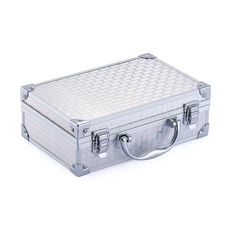Petaca Maleta De Maquillaje Missyoung 30 Pzas Plateada