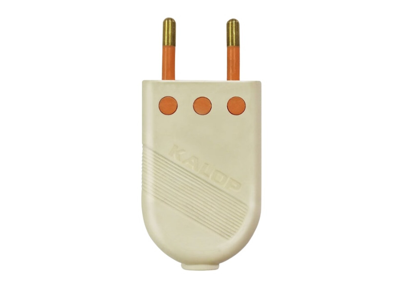 FICHA MACHO 2X10A SUPER MARFIL 