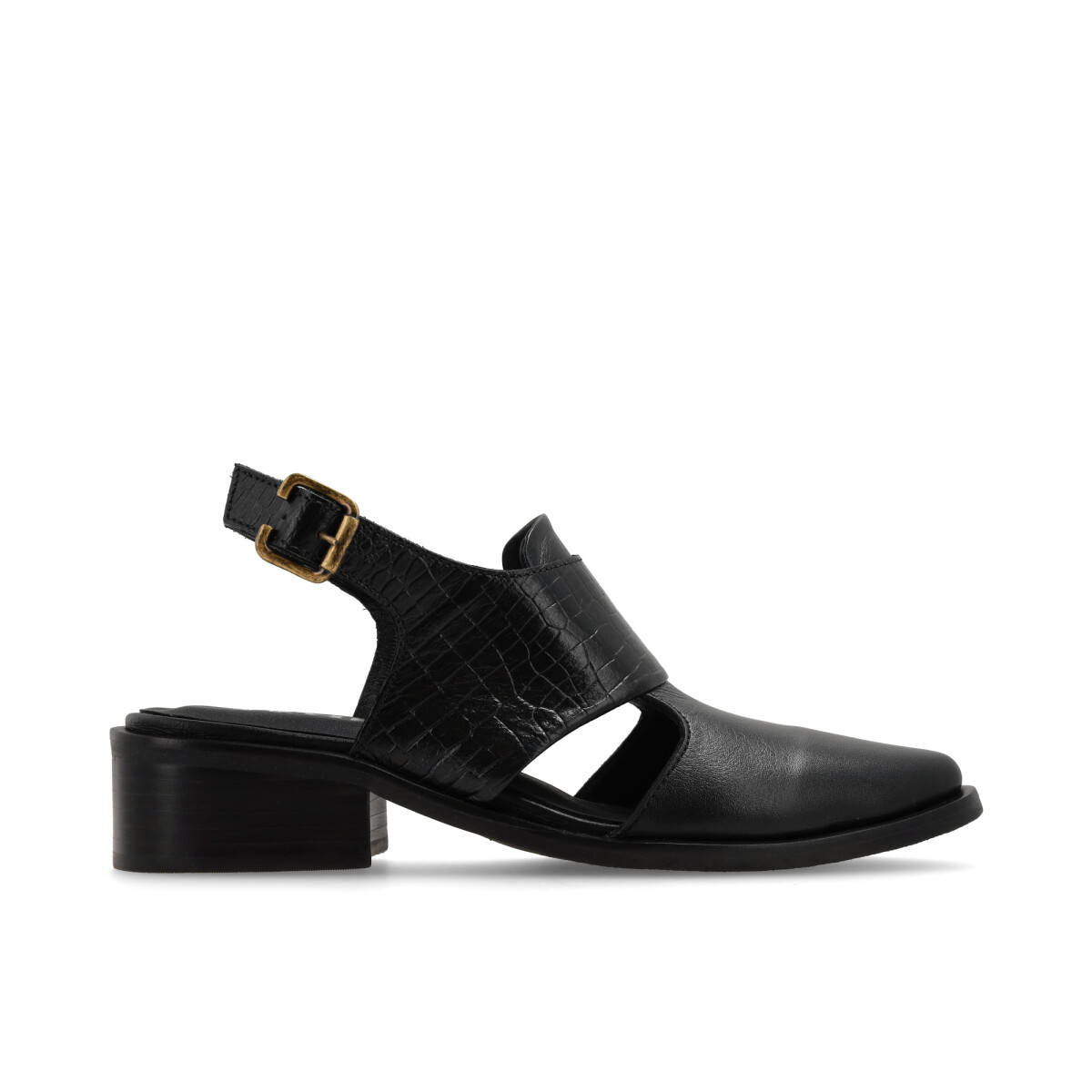 ZUECO VENET - CUERO CINCUE - NEGRO 