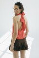 TOP HALTER Rojo