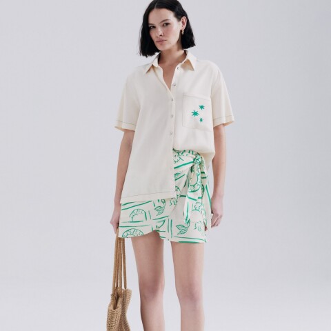 CAMISA FEM ESTAMPA