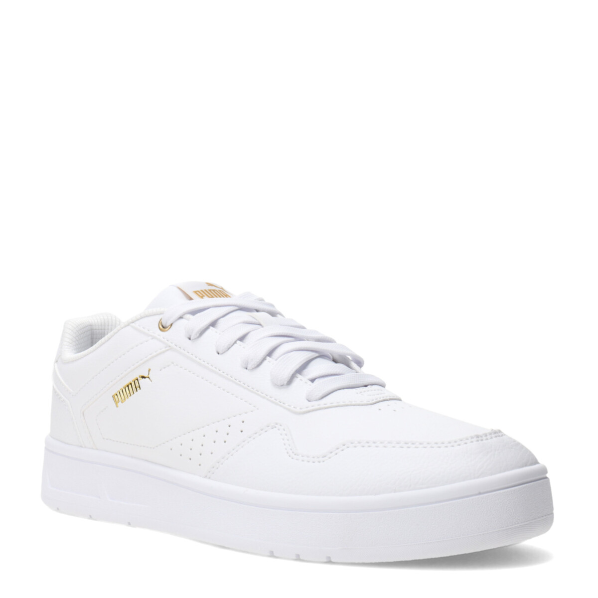 Championes de Hombre Puma Court Classic - Blanco - Dorado 