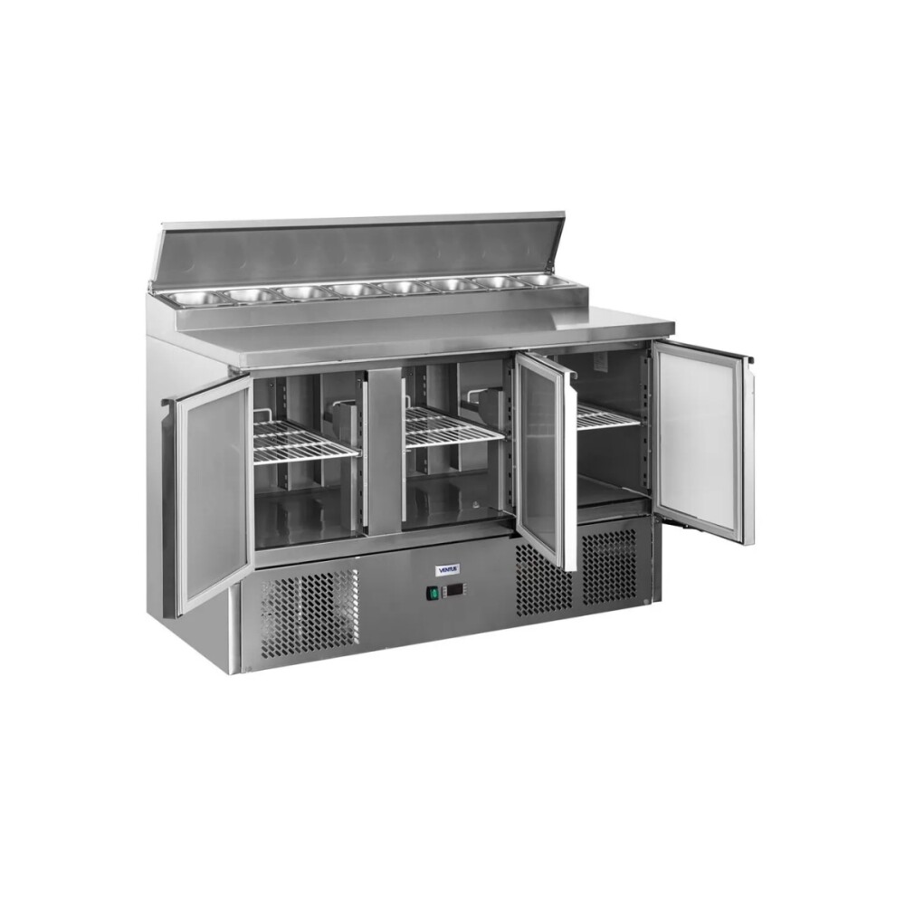 Heladera Bajo Mesada 370 Litros con Topinera 3 Puertas Heladera Bajo Mesada 370 Litros con Topinera 3 Puertas