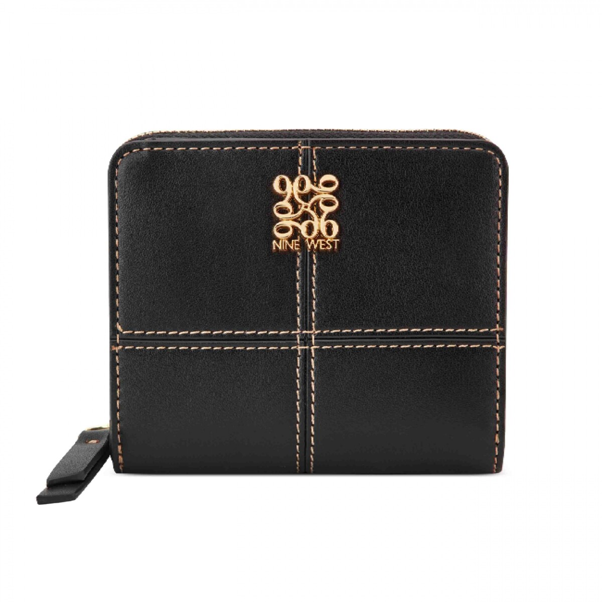 Small Leather Goods Paxtin Zip Around - Black 