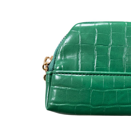 Monedero acharolado Verde