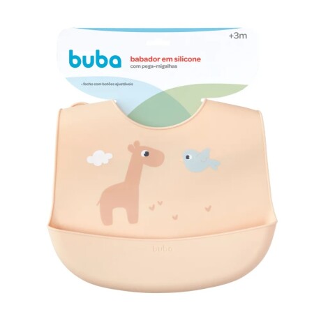 Babero silicona Cloudy beige