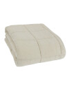 Manta throw acolchada VALMUE 130x180 beige Manta throw acolchada VALMUE 130x180 beige