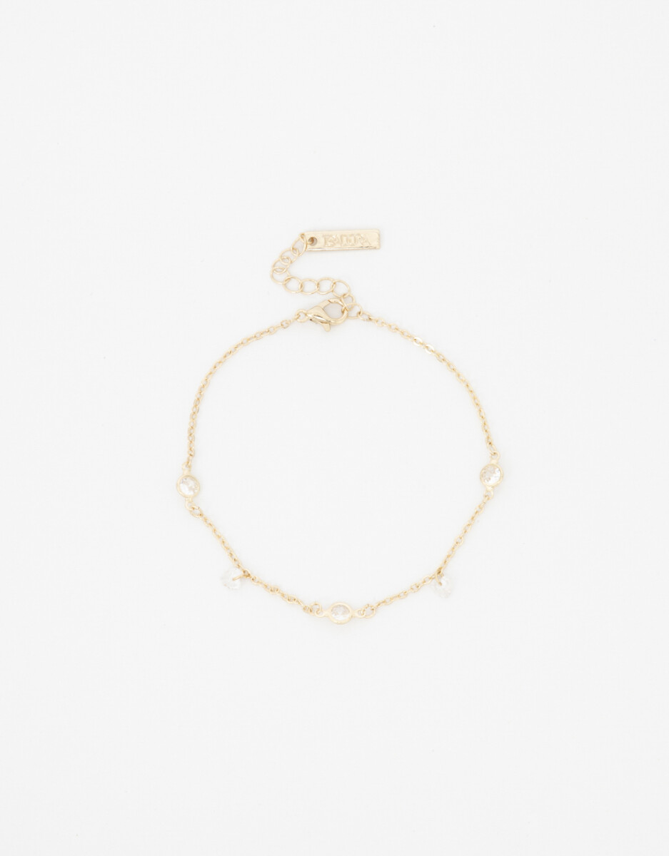 Pulsera Flexible De Corazón Cubic 