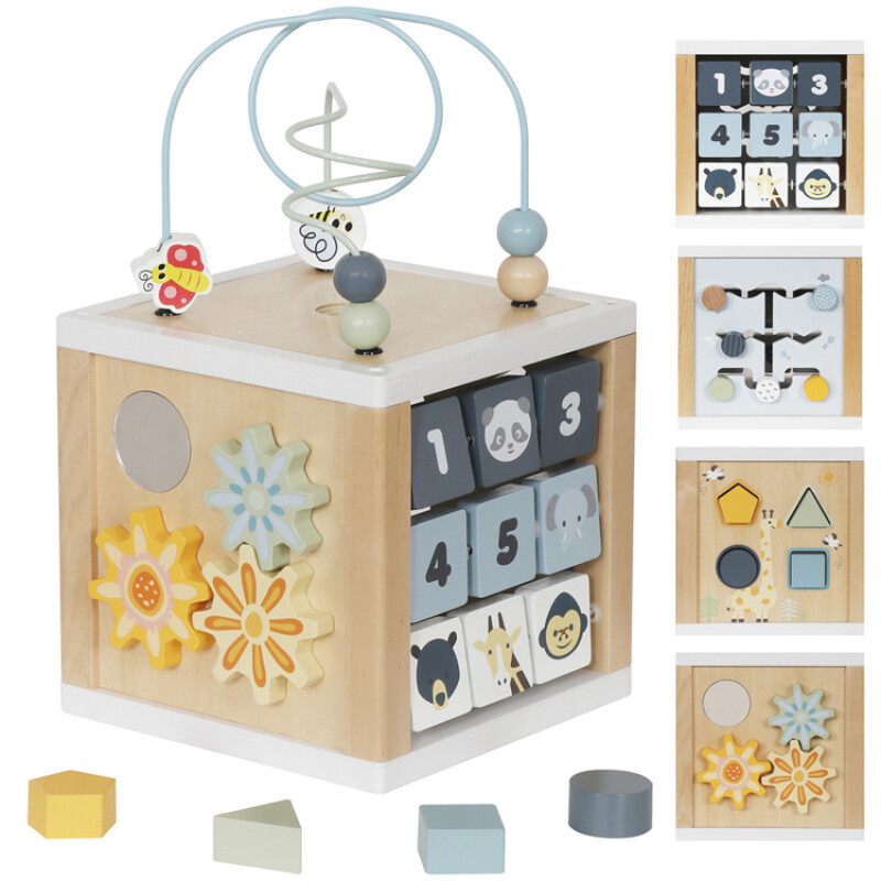 Cubo de Actividades Montessori 19.5cmx33cm Cubo de Actividades Montessori 19.5cmx33cm