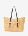 Shopper Shopper Efecto Rafia - Marron Beige