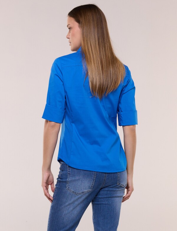 Camisa Algodon Con Laterales Elastizados ROYAL