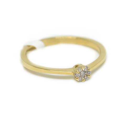 Anillo en Oro 18 Kilates y Diamante Anillo en Oro 18 Kilates y Diamante