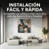Placa PVC Símil Mármol Utilizables 2,2X1,22 Resistente 3Mm Mármol Blanco Gris Claro 3