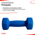 Mancuerna 2KG Revestida De Neopreno Azul Mancuerna 2KG Revestida De Neopreno Azul