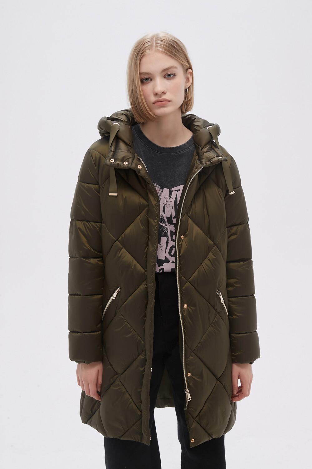 Campera Mirisa Verde Oliva Oscuro