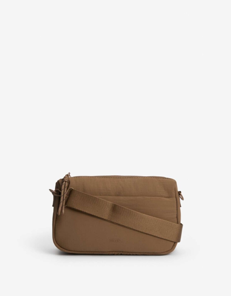 Bandolera Con Asa Larga Regulable - Marron beige 