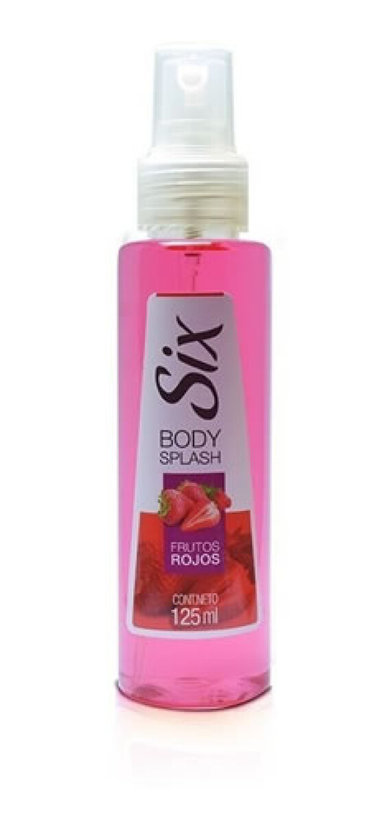 FRAGANCIA SIX BODY SPLASH FRUTOS ROJOS 125ML 