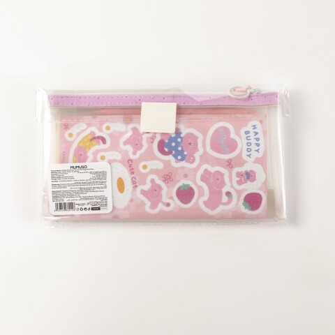SET DE PAPELERÍA DE 4 PIEZAS CON ESTUCHE PARA BOLÍGRAFOS (MIMI/ROSA) SET DE PAPELERÍA DE 4 PIEZAS CON ESTUCHE PARA BOLÍGRAFOS (MIMI/ROSA)
