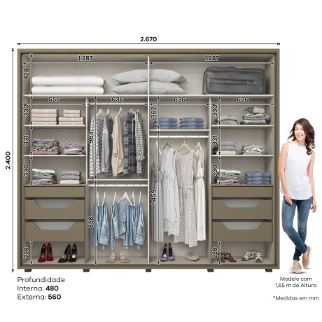 ROPERO CAVIC 2 PUERTAS 4 CAJONES INTERNOS CON ESPEJO GUARDARROPA CLOSET ARMARIO 100% MDF ROPERO CAVIC 2 PUERTAS 4 CAJONES INTERNOS CON ESPEJO GUARDARROPA CLOSET ARMARIO 100% MDF