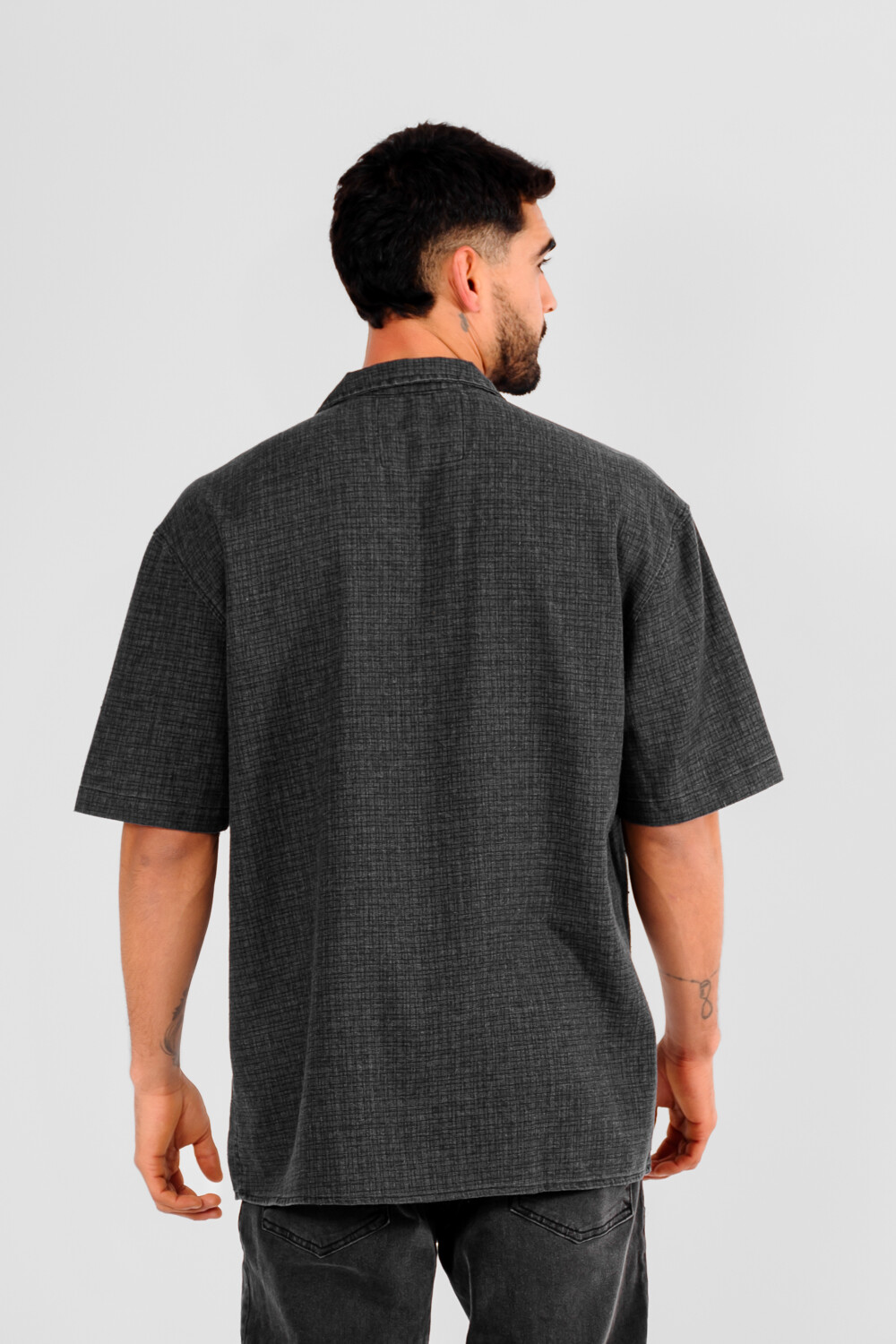 Camisa Tiki Gris