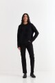 Sweater con lurex NEGRO