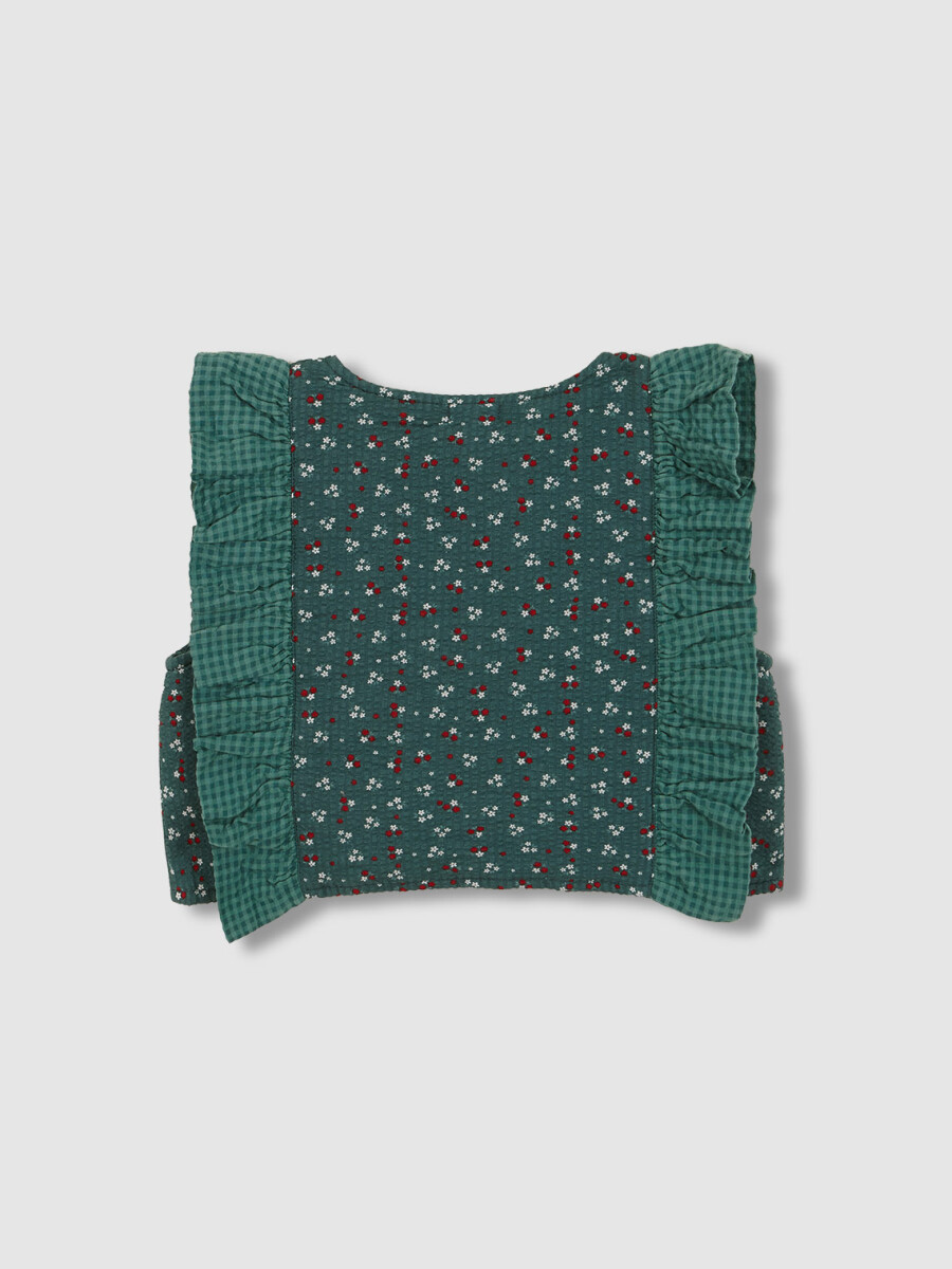 Chaleco Estampados Combinados Verde