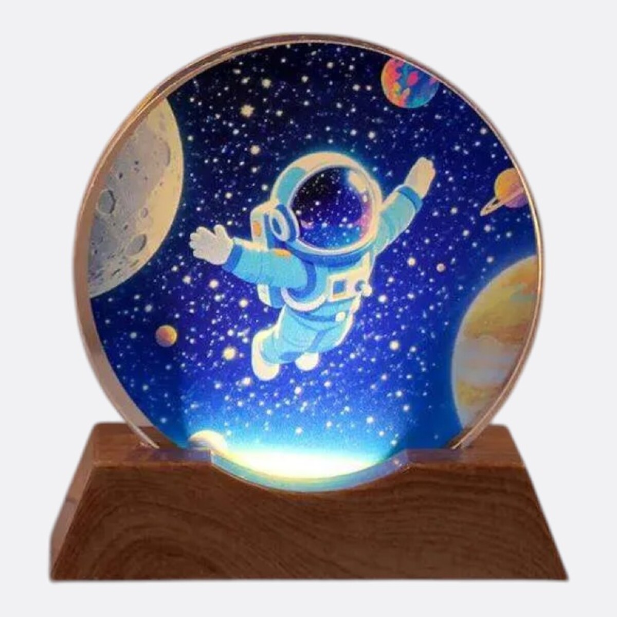 Lámpara Veladora 2D Varios Diseños - Astronauta 