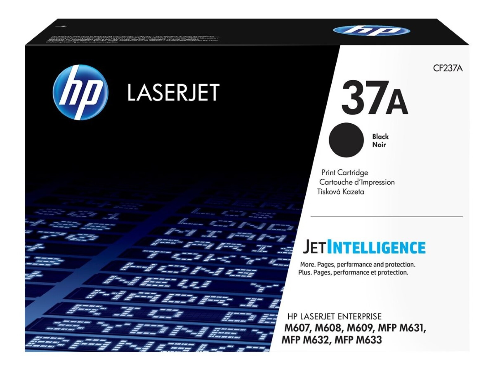 HP 37A - Negro - original - LaserJet - cartucho de tóner (CF237A) - para LaserJet Managed E60155, E60165, MFP E62655, MFP E62665 