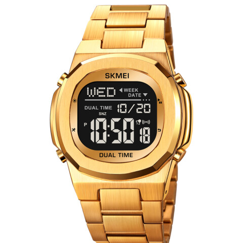 Reloj Skmei 2004GDBK Digital Unisex Dorado con Pantalla Negra Reloj Skmei 2004gdbk Digital Unisex Dorado Con Pantalla Negra