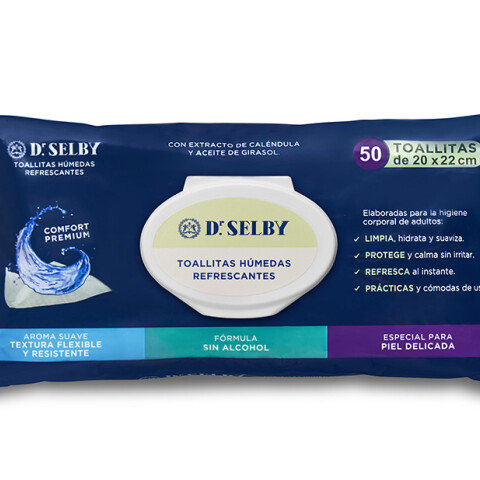 Dr. Sleby toallas húmedas refrescantes x50 Dr. Sleby toallas húmedas refrescantes x50