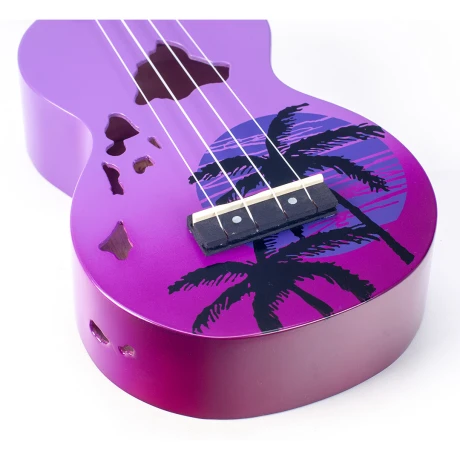 Ukelele Soprano Mahalo Md1 Diseño Hawaii Violeta Con Funda Ukelele Soprano Mahalo Md1 Diseño Hawaii Violeta Con Funda