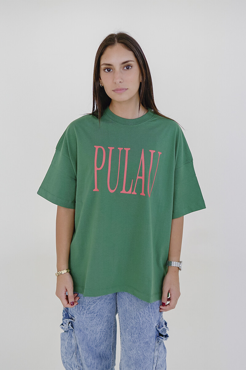 Remera Pulau Miedo - Verde 
