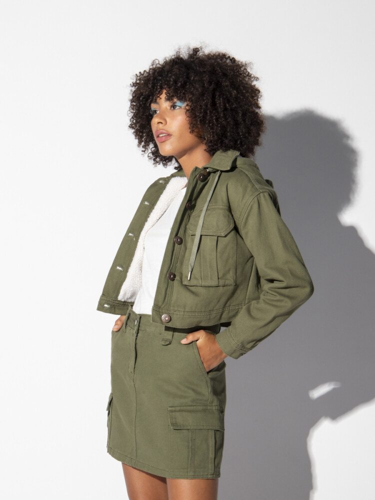 CAMPERA ALYCIA Verde Militar