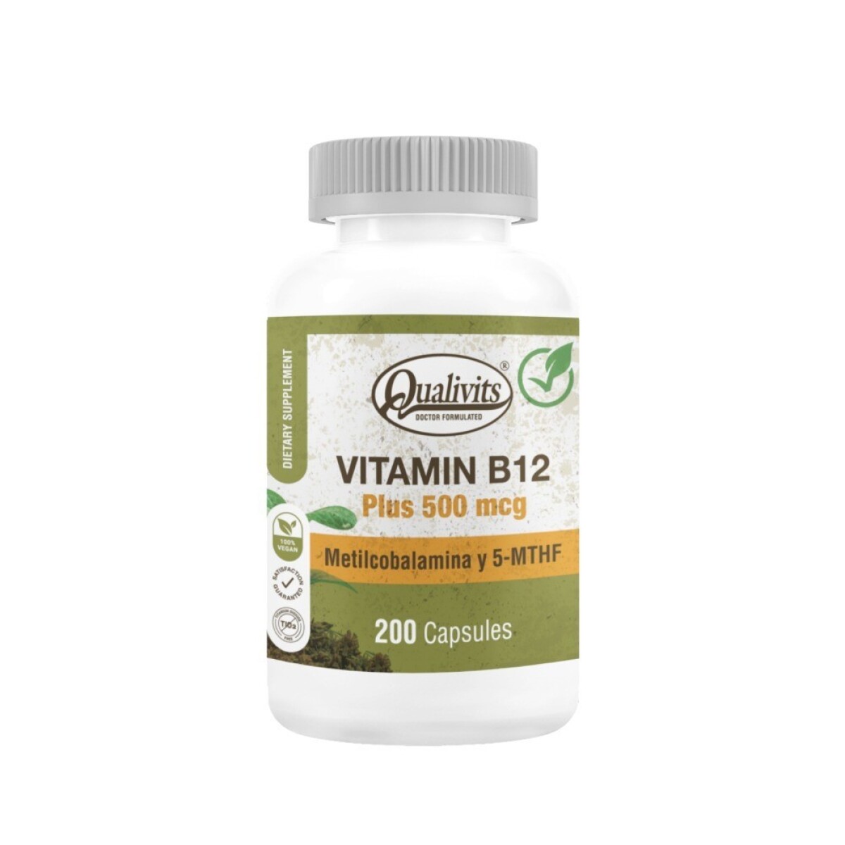 Vitaminas B12 Plus x 200 cápsulas - Qualivits 