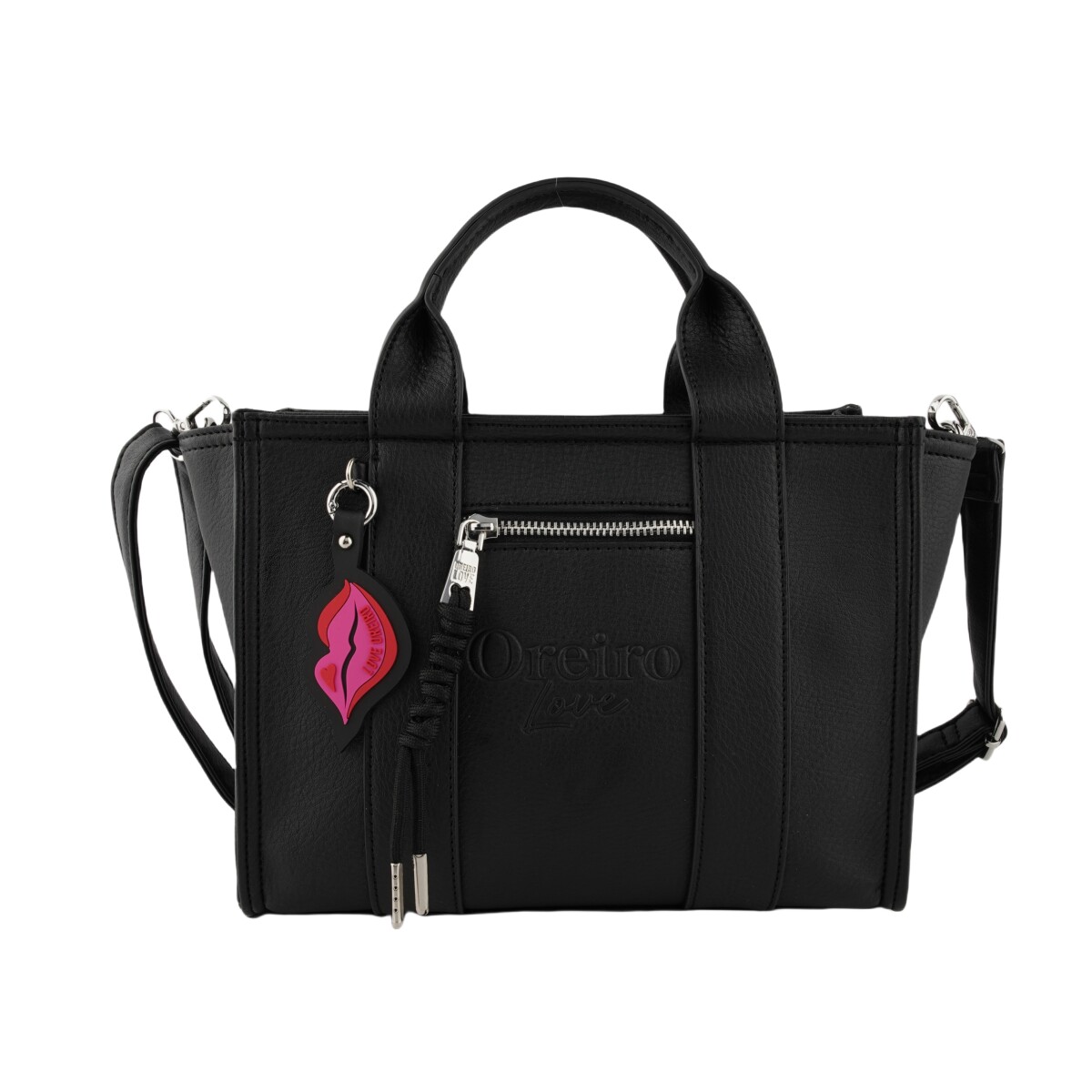 Cartera Las Oreiro Love Las Oreiro - Negro 